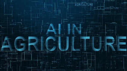 AI in agriculture text technology data line