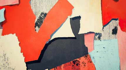 pop collage illustration Abstract creative retro but contemporary pop art collage concept Generative AI