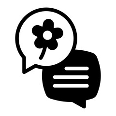 spring talk season glyph style