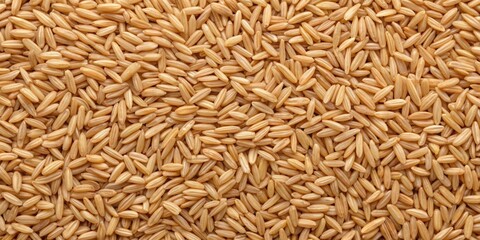 Fototapeta premium Organic brown rice texture background, organic, brown rice, texture, background, natural, nutritious, healthy, food