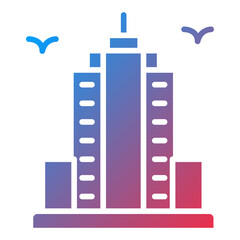 Skyscraper icon style