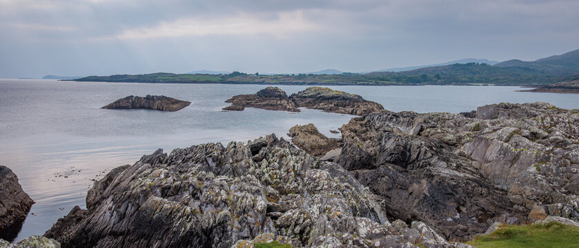 Toormore, Ireland - September 21 2024 "Beautiful west coast of ireland and Tomb"