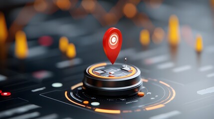 Logistic App Dashboard Visualizing Real time Transportation Optimization and Routes for Efficient Logistics and Delivery