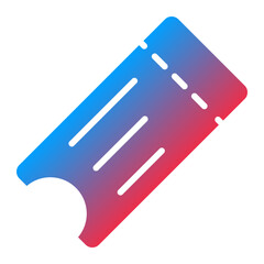 Plane Ticket icon style