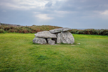 Toormore, Ireland - September 21 2024 "Beautiful west coast of ireland and Tomb"