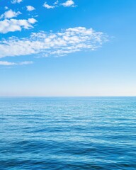 Obraz premium Serene Ocean View Under Blue Sky