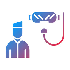 Scuba Diving icon style