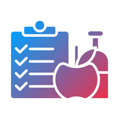 Nutrition icon style