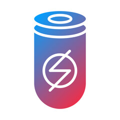 Energy Drink icon style