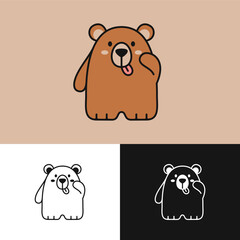 The bear design brings a friendly and fun feel, ideal for attracting children's attention