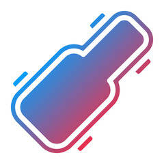 Fototapeta premium Electric Skateboard Lane icon style