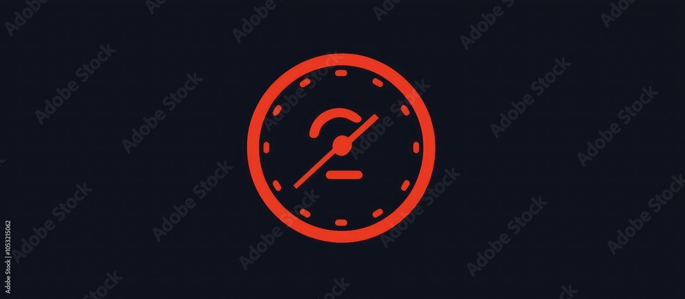 Poster 24 hours service availability icon, dynamic and clear for all-day operations.