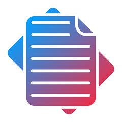 Fototapeta premium Documents icon style
