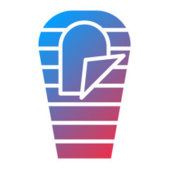 Sleeping Bag icon style