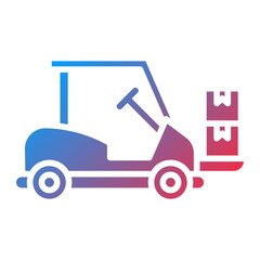 Forklift icon style