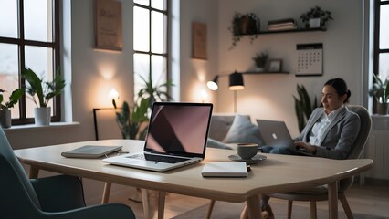 Futuristic Technology Interface with Digital Innovations and Cyber Elements