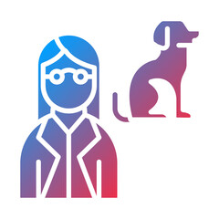 Female Vet icon style