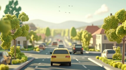 Animated tutorials on smooth driving techniques, covering optimal traffic flow and vehicle maintenance, providing eco-friendly tips and fuel efficiency education for sustainable driving.