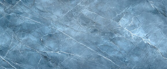 Obraz premium Close-up of textured blue marble surface, showcasing intricate patterns and natural beauty. Perfect for backgrounds and design projects.