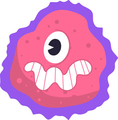 Virus Character Illustration