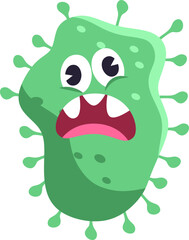 Virus Character Illustration