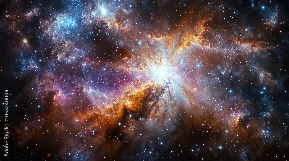 Poster an ethereal scene of a dwarf galaxy, featuring luminous regions and delicate cosmic structures that 