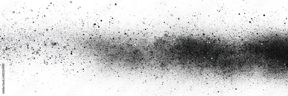 Poster monochrome gradient with halftone texture overlay