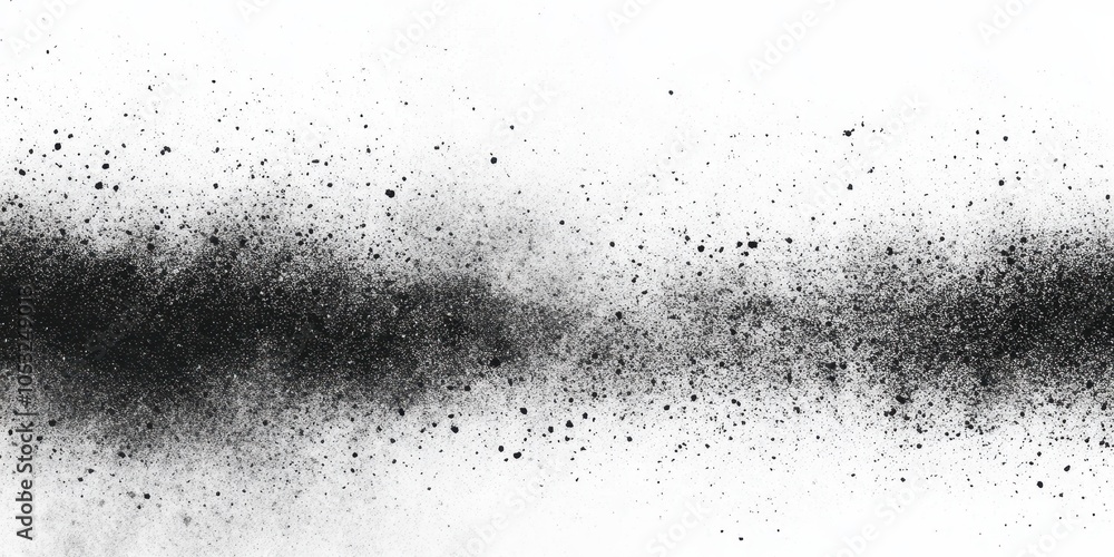 Poster monochrome gradient halftone texture overlay design