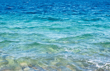 sea scape aquatic water wavy surface background space