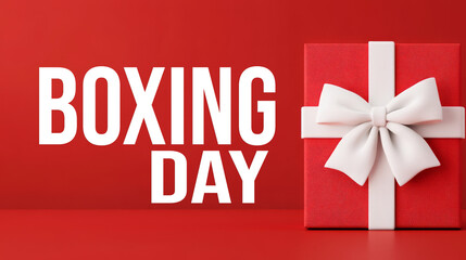 Fototapeta premium Artistic Christmas Gift Box Arrangement