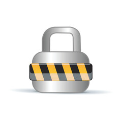 Open Padlock Vector Icon. Lock Concept Illustration. Security Icon.