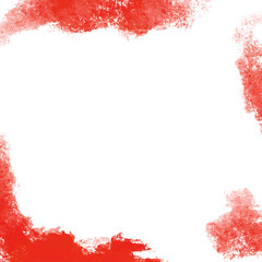 red spray paint graffiti stencil frames