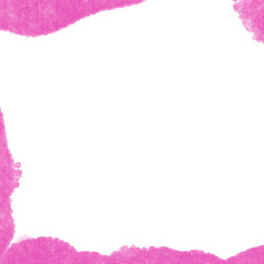 pink Square frames brush strokes