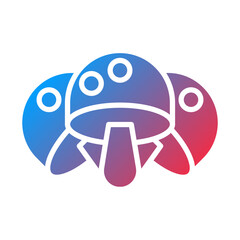 Mushroom Vector Icon Style