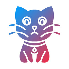 Cat Vector Icon Style