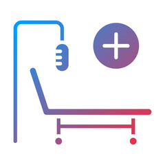 Fototapeta premium Treatment Vector Icon Style