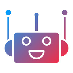 Bot Vector Icon Style