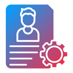 De Identification Vector Icon Style