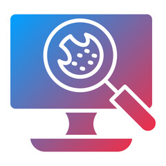 Cookie Tracking Vector Icon Style