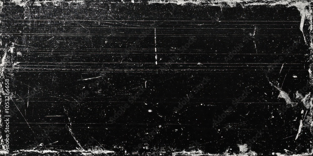 Poster abstract dirty frame with dust particles and aging effect