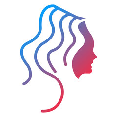 Hair Vector Icon Style