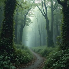 Obraz premium Green city, Generate AI