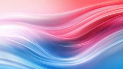 Fototapeta premium Elegant abstract background with gradient wavy lines, creating seamless movement and fluidity.