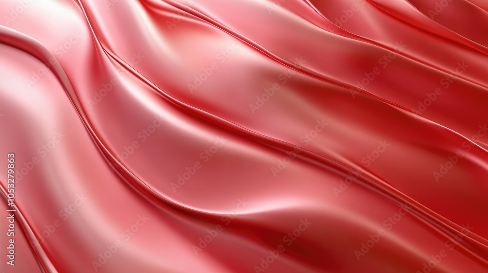 Poster fluid wave lines in various tones, forming a seamless background with an abstract touch.