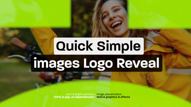 Quick Simple Image Logo Intro , Clean and Modern Logo Reveal