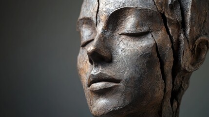 A unique handcrafted sculpture, isolated from background, highlighting its artistic and personal qualities