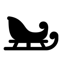 sleigh Solid icon