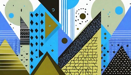 Abstract geometric background design