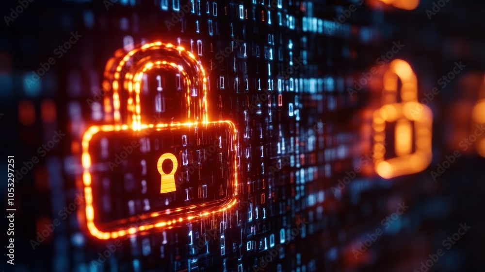 Fototapete exploring the future of cybersecurity unlocking the secrets of data protection with advanced encrypt