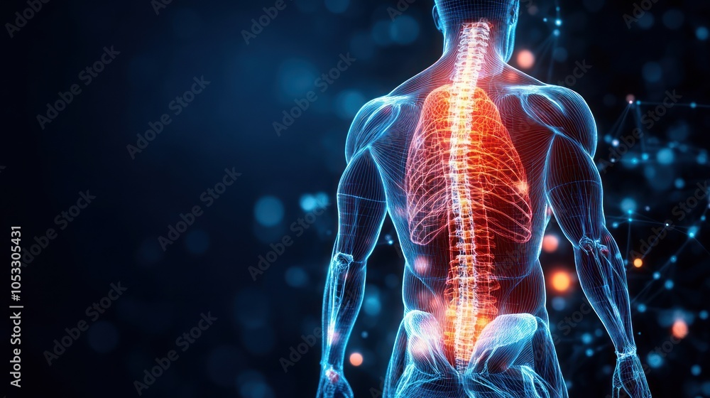 Aufkleber exploring the intricacies of the human spine a visual representation of anatomy and health